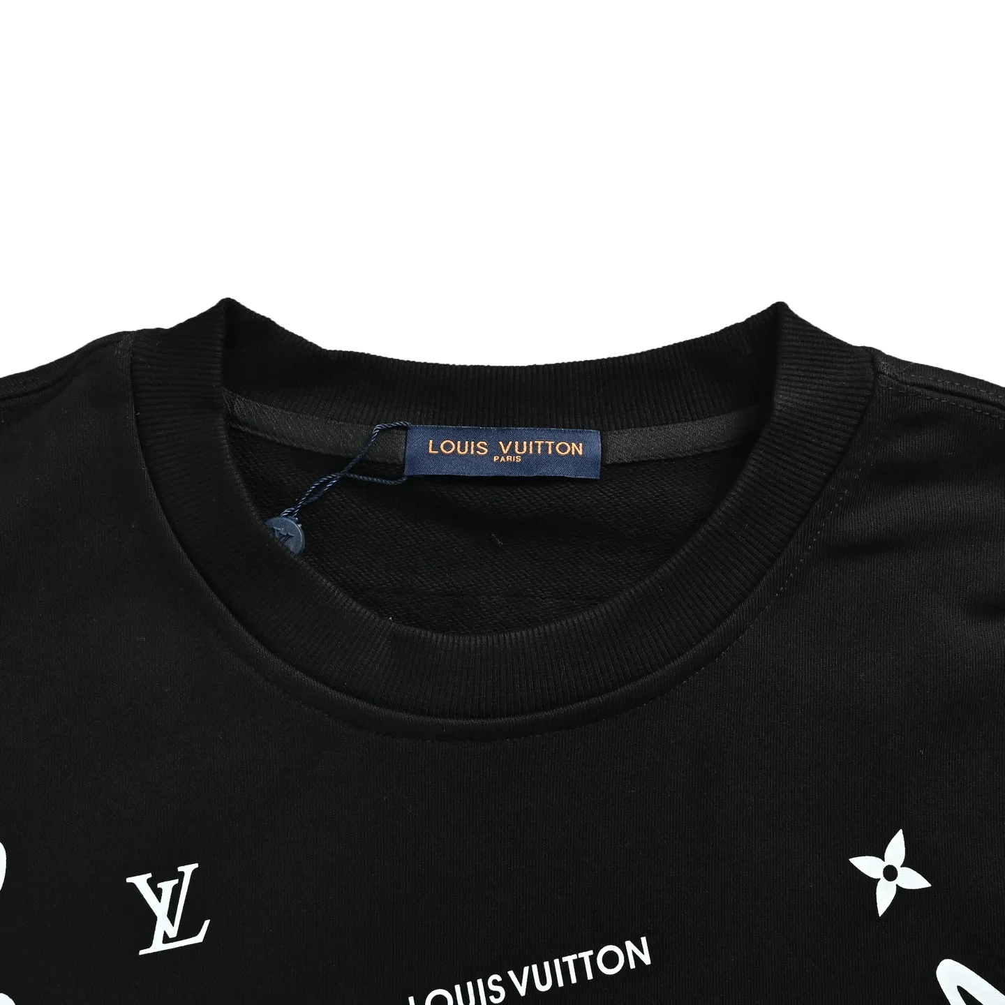 Louis Vuitton/Louis Vuitton 25Fw neckline signature crew neck sweatshirt